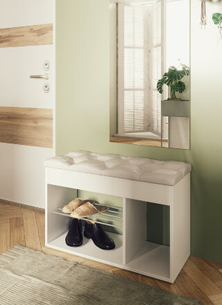 Тумба для обуви Вита, белый 