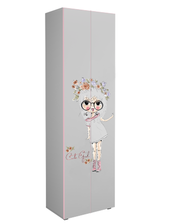 Шкаф 600 для белья (с полками) Аннет 