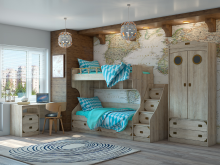 Модульная детская Мираж-1 