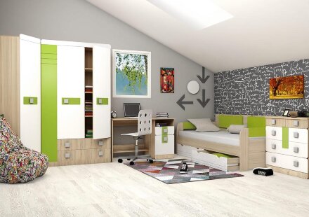 Стол письменный Стиль, Лайм 