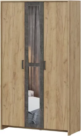 Шкаф трехстворчатый МСП 1, дуб золотой 