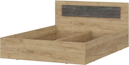 Кровать двойная универсальная МСП 1, дуб золотой 