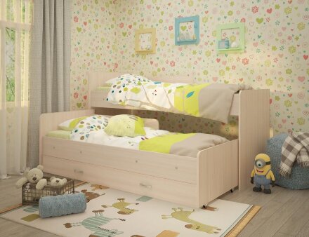 Кровать выкатная Радуга 80*160 