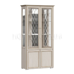 Витрина двустворчатая Парма, Сандал