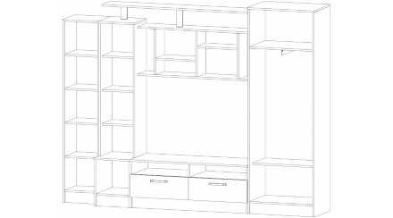 Гостиная Оскар, венге 