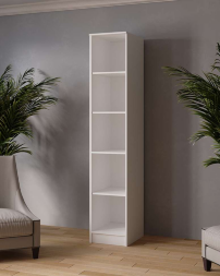 Шкаф-пенал Лагуна, Белый/ Дуб Юкон