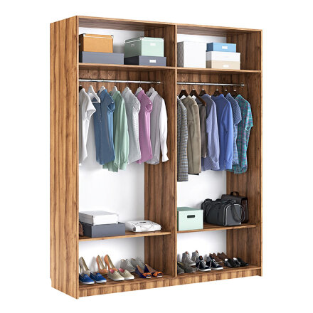 Шкаф четырехдверный с зеркалом Моника  