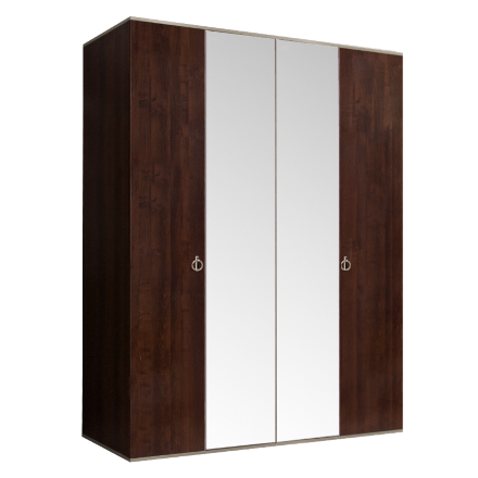 Шкаф 4 двери РМШ1/4 (с зеркалами) Rimini 