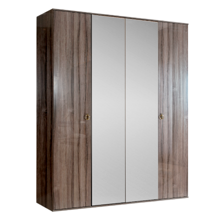 Шкаф 4 двери РМШ1/4 (с зеркалами) Rimini 