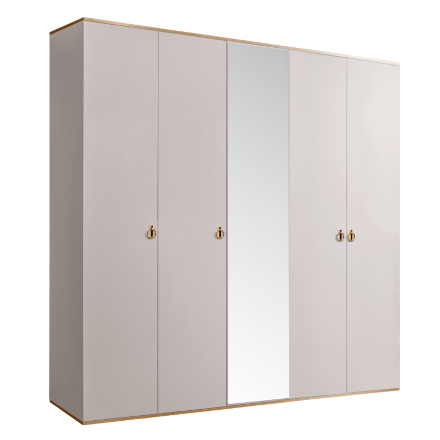 Шкаф 5 дверей РМШ1/5 (с зеркалом) Rimini 