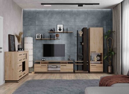 Комод Модена МК-2, гикори - венге 