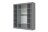 Шкаф 4-х дверный Олимп, антрацит 
