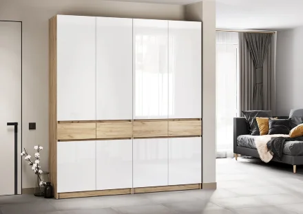 Шкаф 4-х створчатый Стоуби ШК-2000, Белый 