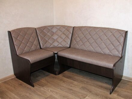 Кухонный уголок Барон (эко-кожа), венге + беж 