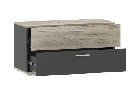 Прихожая модульная Санти 2, крафт серый 