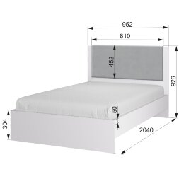 Кровать Акцент №900М