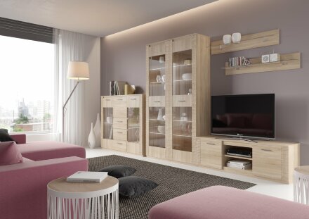 Комод с баром Элана, сонома 