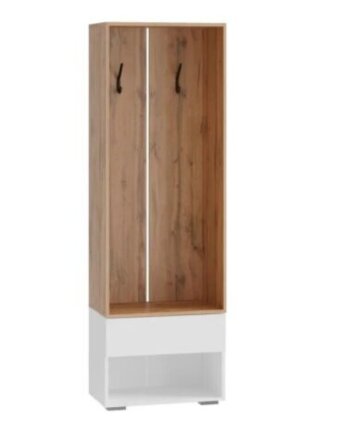 Тумба с вешалкой 0,6 Прага, Белый 