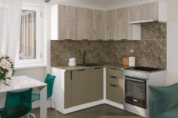 Кухонный гарнитур Альба мега прайм, 160х170 см