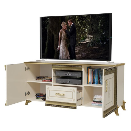 Тумба ТВ Версаль, Слоновая кость 