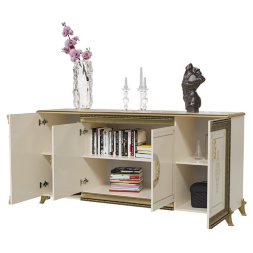 Комод 4-х дверный Версаль, Слоновая кость