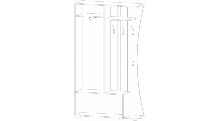 Прихожая Катрин, венге 