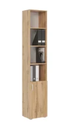 Стеллаж Офис 400 6 полок с дверцей