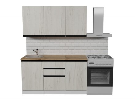 Кухонный гарнитур Амели нормал, 150 см 