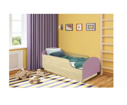 Кровать Малыш, Клен / Ирис 800х1700   