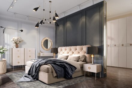 Шкаф 6 дверей БМШ2/6(Fi) (без зеркал) Bogemia Fillini 