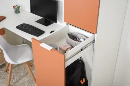 Шкаф-пенал 16.316.02 Марвэл, белый 