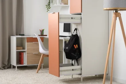 Шкаф-пенал 16.316.02 Марвэл, белый 