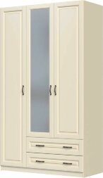 Шкаф 3х-дверный Кантри, слоновая кость