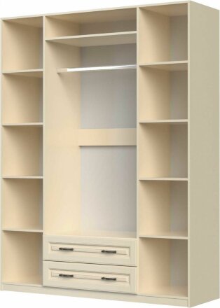 Шкаф 4х-дверный Кантри, слоновая кость 