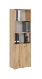 Стеллаж Офис 600 5 полок, с дверями