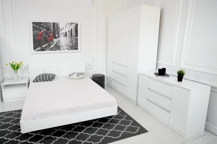 Кровать Парус, белый 