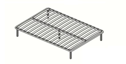 Кровать Модена МКР-1, гикори 