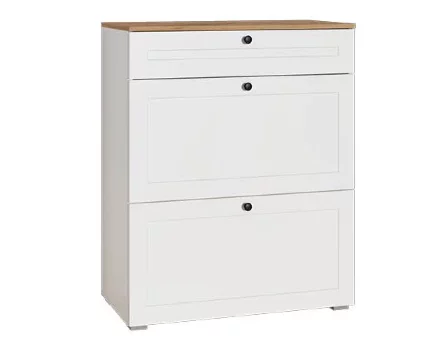 Тумба для обуви Остин 16.121 белый шагрень 