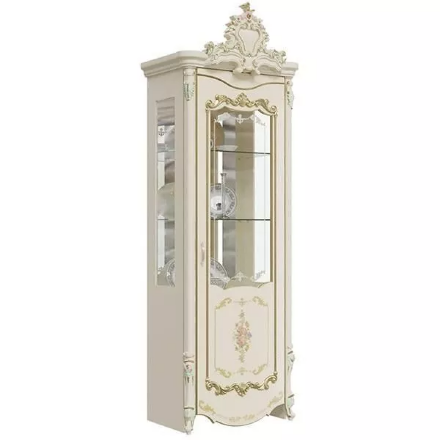 Витрина однодверная Шейх, Слоновая кость 