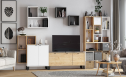 Тумба для ТВ Гира ГТ-1, Графит серый