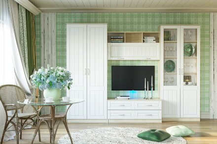 Модульная гостиная Оливия (комплектация 1) 