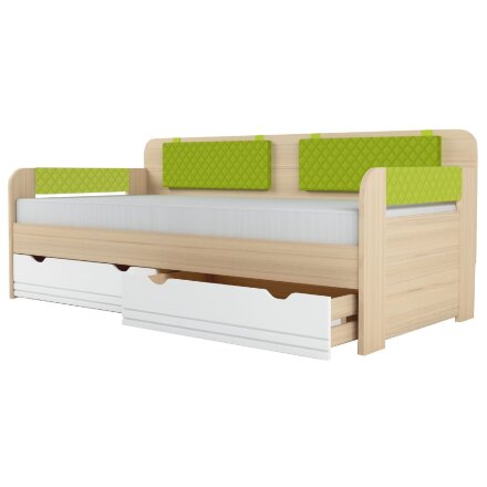 Кровать с комплектом подушек №900.4 Стиль, Лайм  