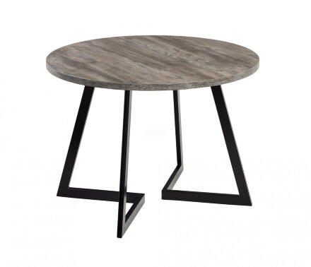 Стол круглый Гермес 1050 опора черная 