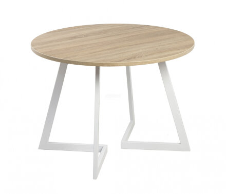 Стол круглый Гермес 940 опора белая 