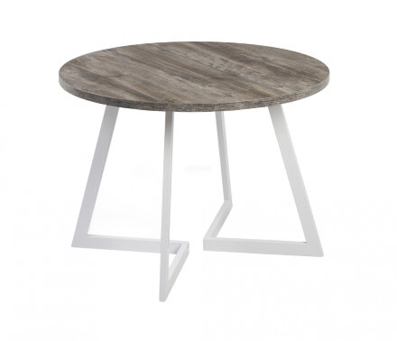 Стол круглый Гермес 940 опора белая 