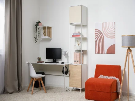 Модульная детская Марвэл, белый (Композиция 3) 