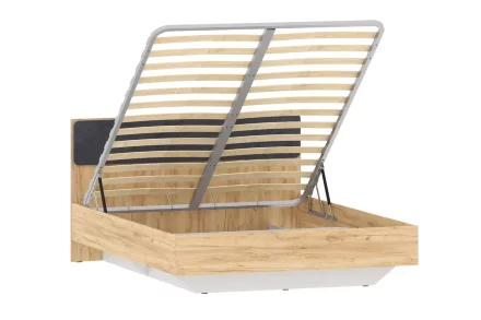 Кровать Оттавия, Антрацит/Дуб Крафт Золотой  