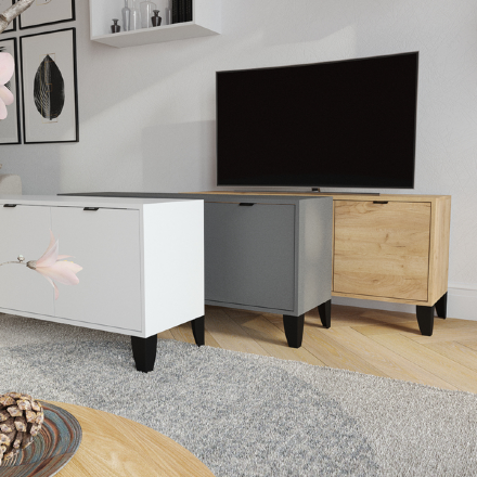 Тумба для ТВ Гира ГТ-1, Дуб крафт золотой 