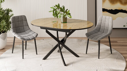 Стол обеденный раскладной Diamond, тип 3 (бунратти) 