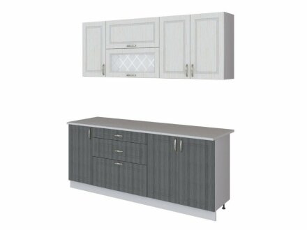 Кухня Парма сандал/снег 